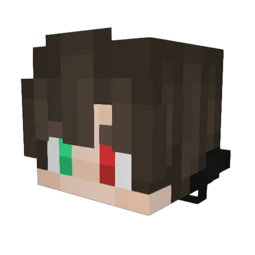 KnightBane7 Minecraft avatar head, 3D render