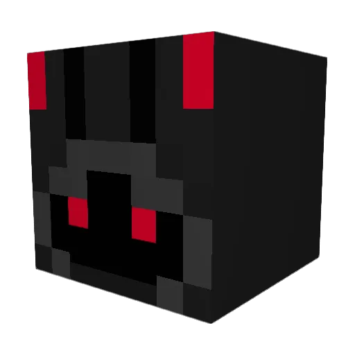 KnightBat2500 Minecraft avatar head, 3D render