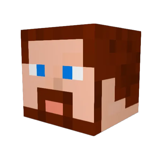 KnightConcorde Minecraft avatar head, 3D render