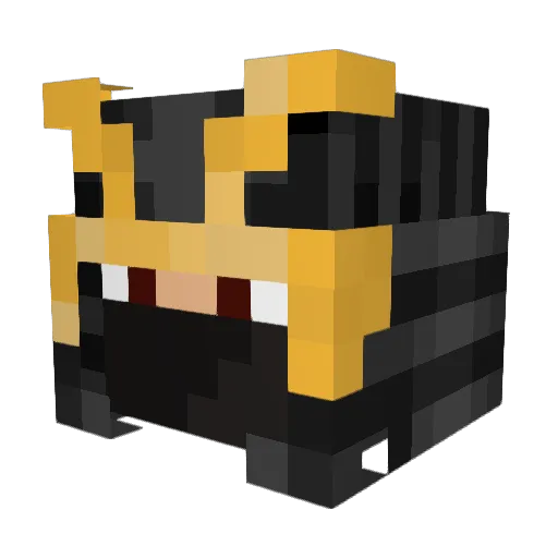 KnightHawkXD Minecraft avatar head, 3D render