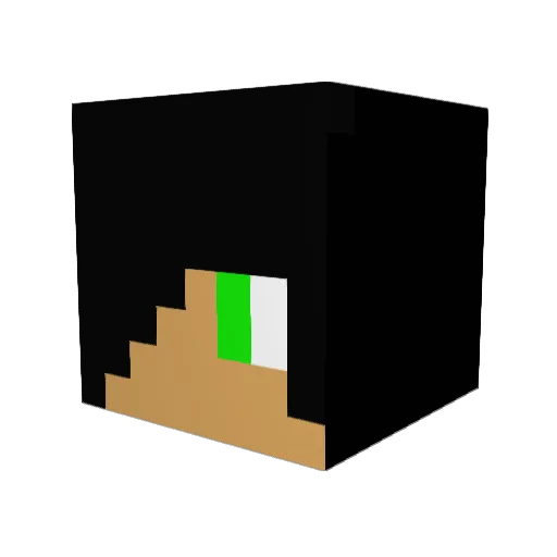 KnightKegsey Minecraft avatar head, 3D render