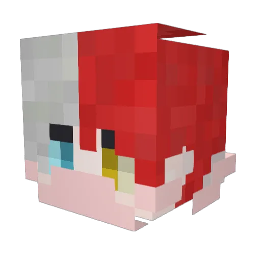 KnightLightYo Minecraft avatar head, 3D render
