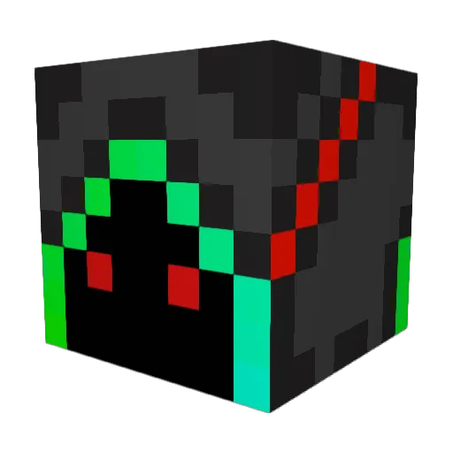 KnightOfGaming Minecraft avatar head, 3D render