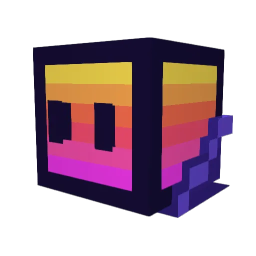 KnightSlade_ Minecraft avatar head, 3D render