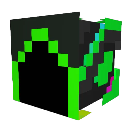 KnightSpark24 Minecraft avatar head, 3D render