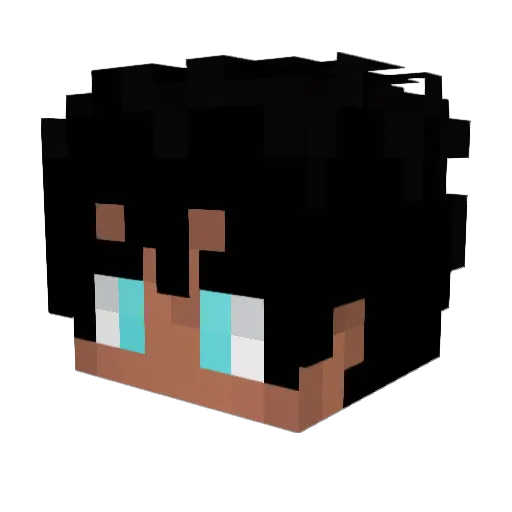 KnightStorm003 Minecraft avatar head, 3D render