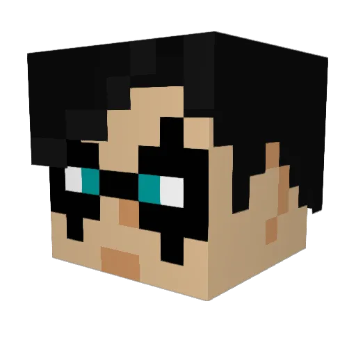 KnightWeather Minecraft avatar head, 3D render