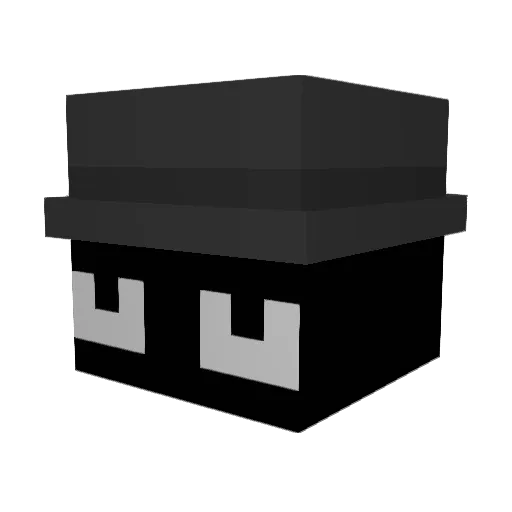 KnightWing9 Minecraft avatar head, 3D render