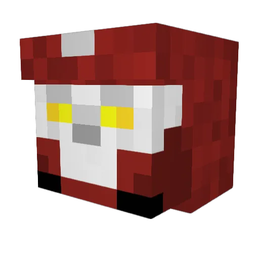KnightZerox Minecraft avatar head, 3D render