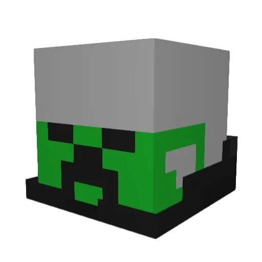 Knight_234 Minecraft avatar head, 3D render