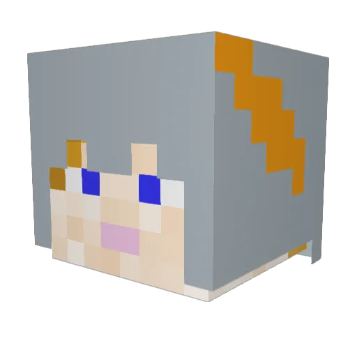Knight_Engineer Minecraft avatar head, 3D render