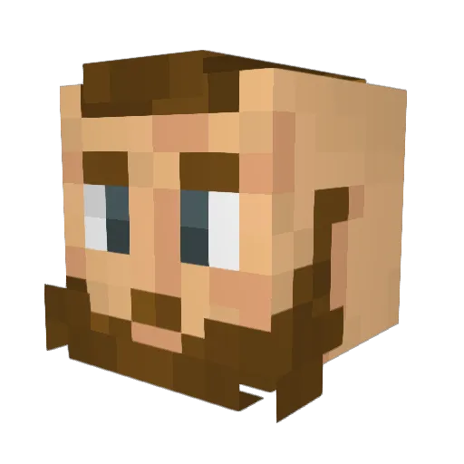 Knight_Malcoff Minecraft avatar head, 3D render