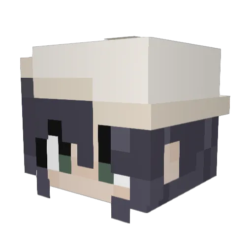Knight_Nin Minecraft avatar head, 3D render