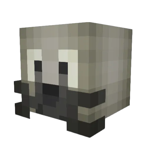 Knight_Steel Minecraft avatar head, 3D render