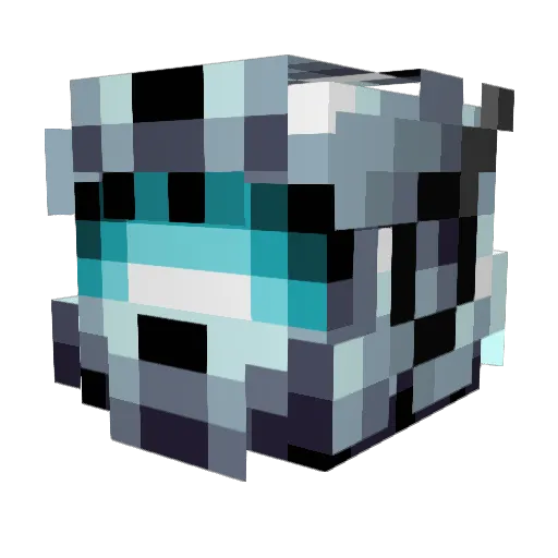 Knight_arkham Minecraft avatar head, 3D render