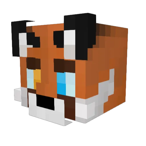 KnightgamingXDYT Minecraft avatar head, 3D render