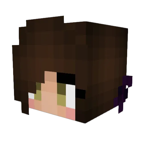 Knightgarden Minecraft avatar head, 3D render