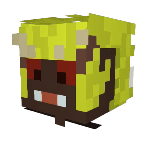 KnightlySleeps Minecraft avatar head, 3D render
