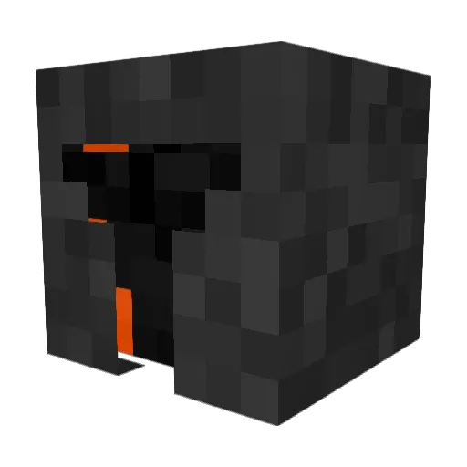 KnightmareJPNfox Minecraft avatar head, 3D render