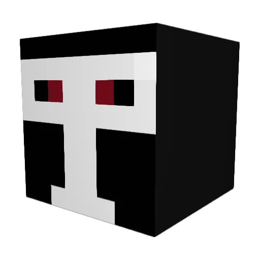 Knightninja08 Minecraft avatar head, 3D render