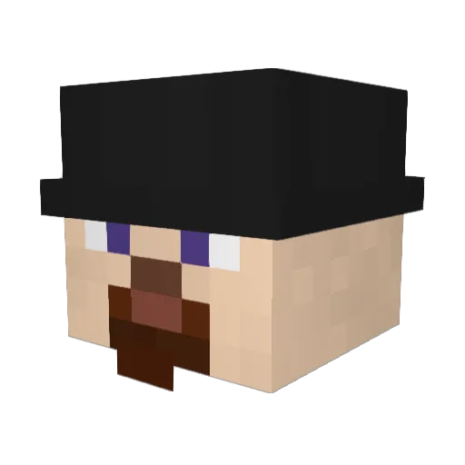 Knightrider691 Minecraft avatar head, 3D render