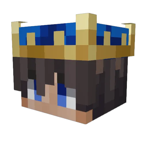 KnightsMC Minecraft avatar head, 3D render