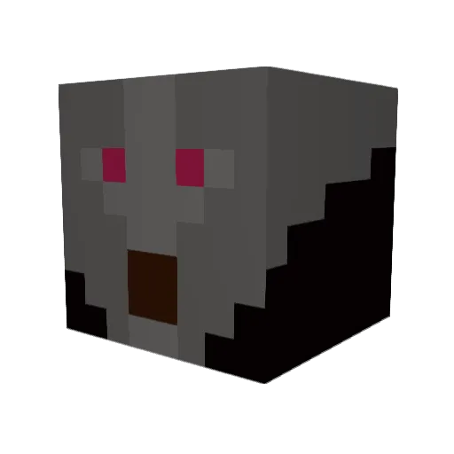 KnightsOfRancor Minecraft avatar head, 3D render