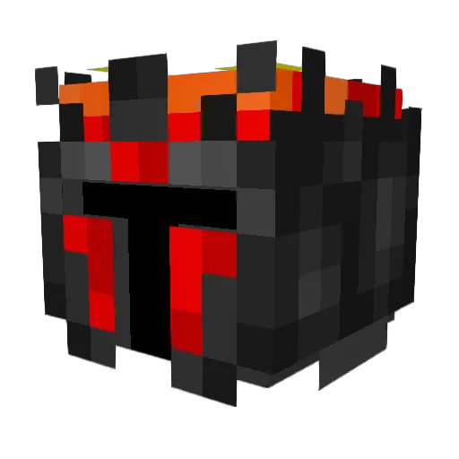 KnightsWarrior22 Minecraft avatar head, 3D render