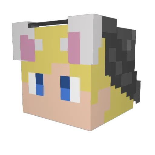 Knights_Bane Minecraft avatar head, 3D render
