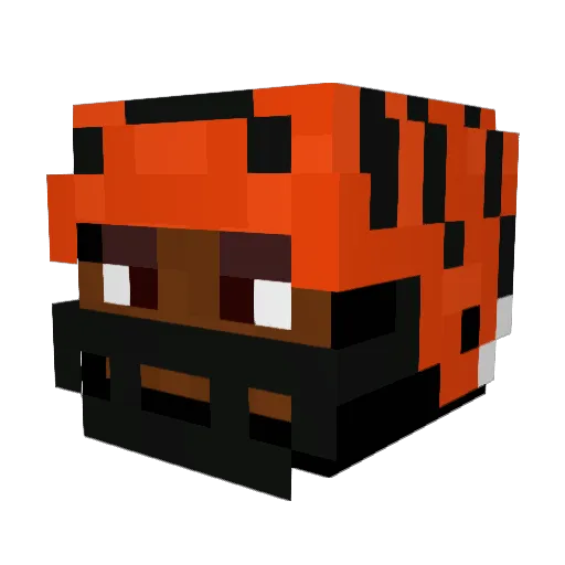 Knighty08 Minecraft avatar head, 3D render