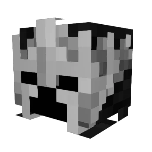 Knightynight122 Minecraft avatar head, 3D render