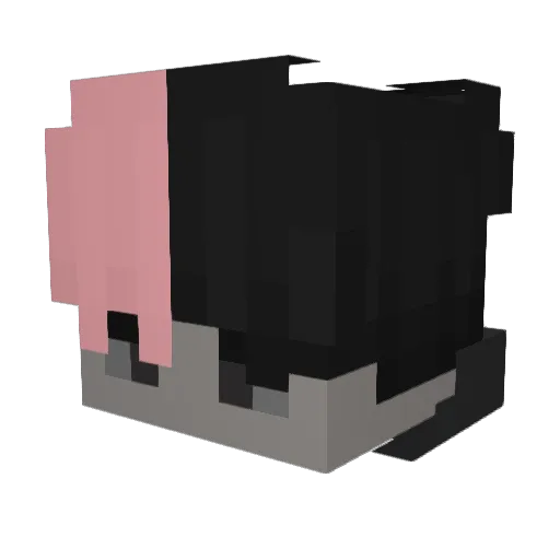 Knipst Minecraft avatar head, 3D render