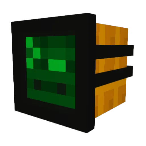 Kniumm Minecraft avatar head, 3D render