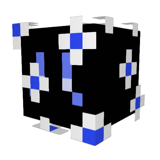 KnivensEgg Minecraft avatar head, 3D render