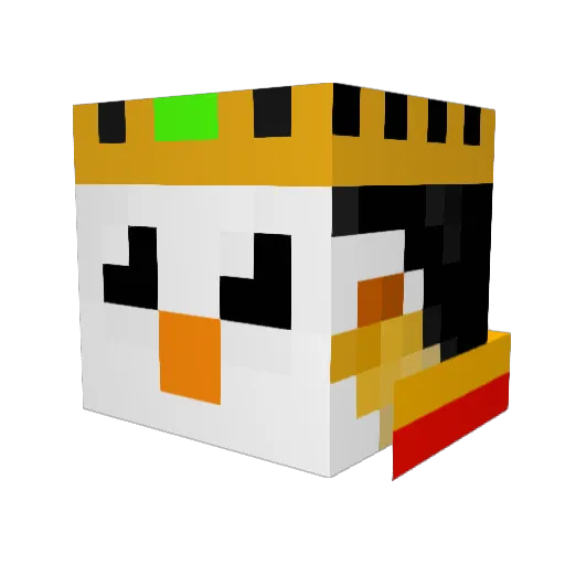 Knives56 Minecraft avatar head, 3D render