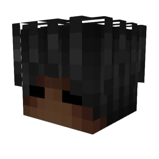 Knnh Minecraft avatar head, 3D render