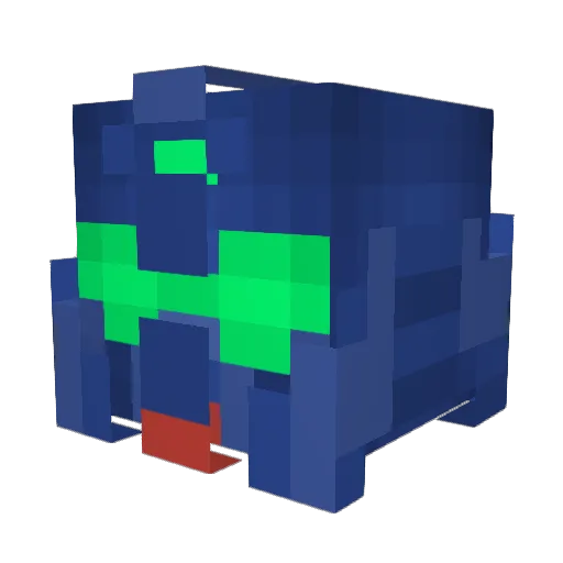 Knocam Minecraft avatar head, 3D render
