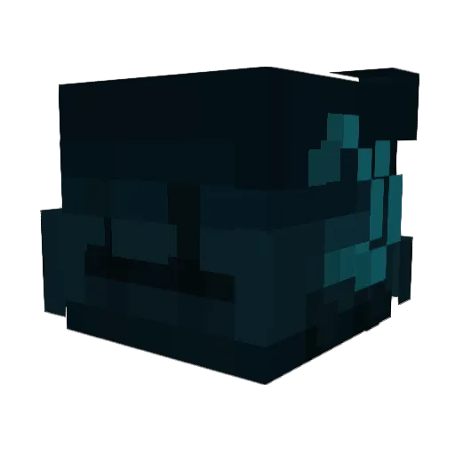 KnockKnockWhos Minecraft avatar head, 3D render
