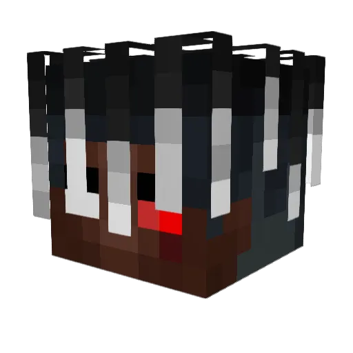 Knockles_00 Minecraft avatar head, 3D render