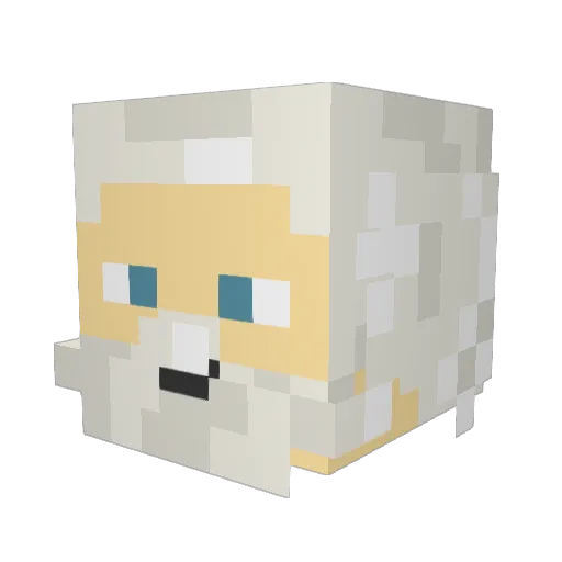 KnockturnMC Minecraft avatar head, 3D render