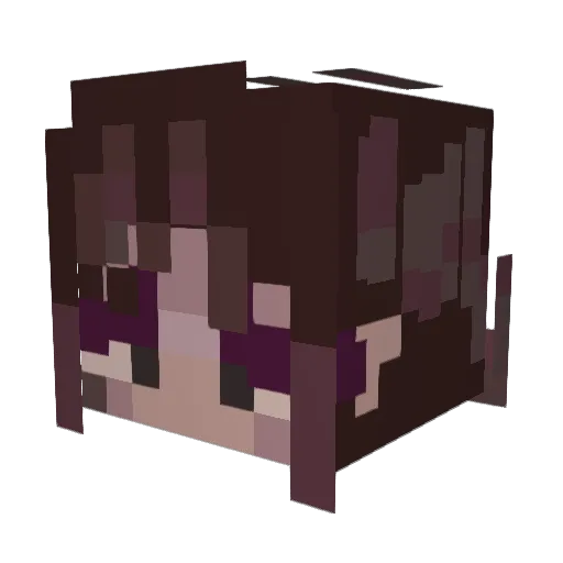 Knoebhady Minecraft avatar head, 3D render