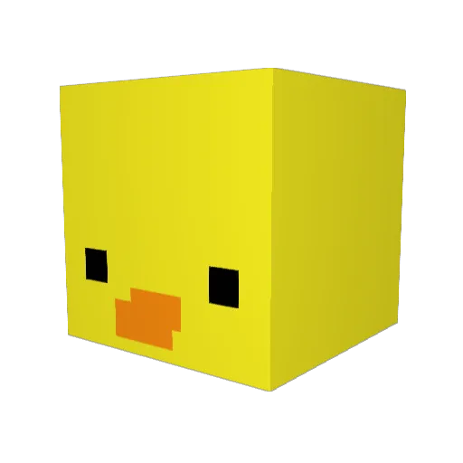 Knoebody Minecraft avatar head, 3D render
