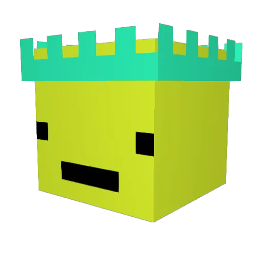 KnoedelLukas Minecraft avatar head, 3D render