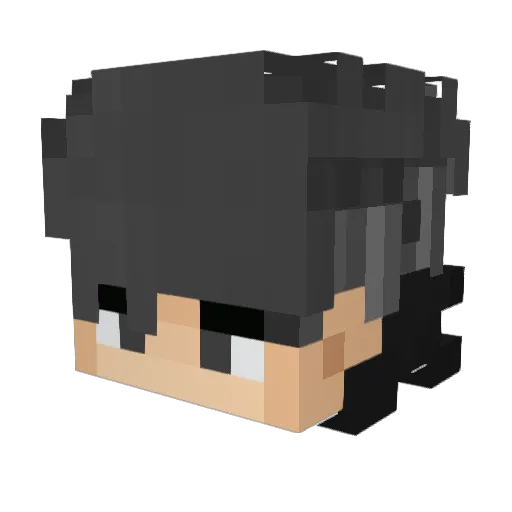 KnolliGamer Minecraft avatar head, 3D render
