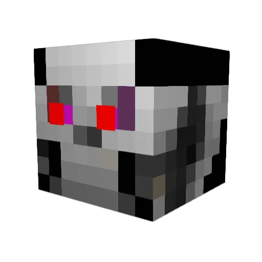 KnoopiE1341 Minecraft avatar head, 3D render