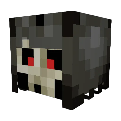 Knoopsta Minecraft avatar head, 3D render