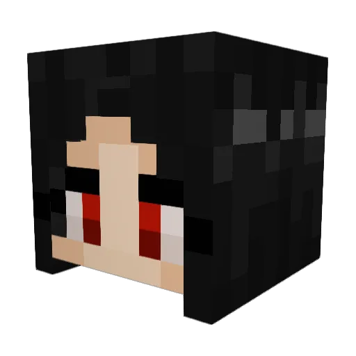 Knot_0 Minecraft avatar head, 3D render