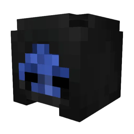 Knotworks Minecraft avatar head, 3D render