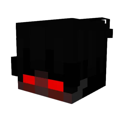 Knovy Minecraft avatar head, 3D render