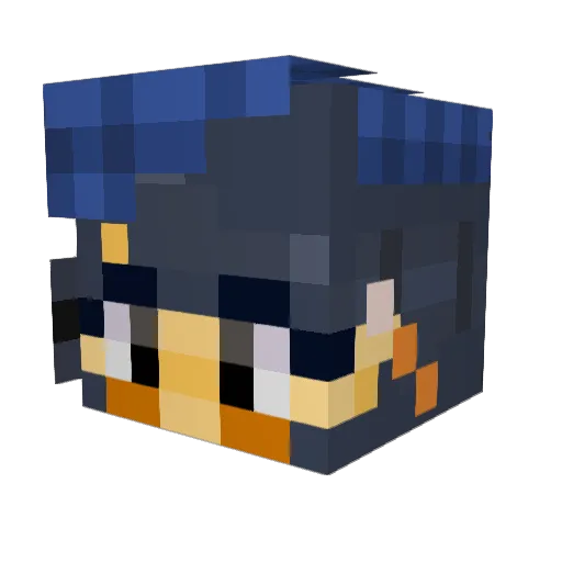 Knowledge530 Minecraft avatar head, 3D render